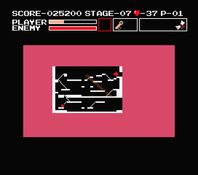 une photo d'Ã©cran de Vampire Killer sur MSX